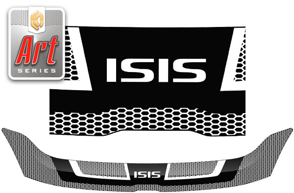Hood deflector (Art white) Toyota Isis 