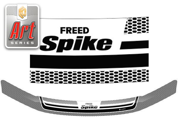 Hood deflector (Art black) Honda Freed Spike 