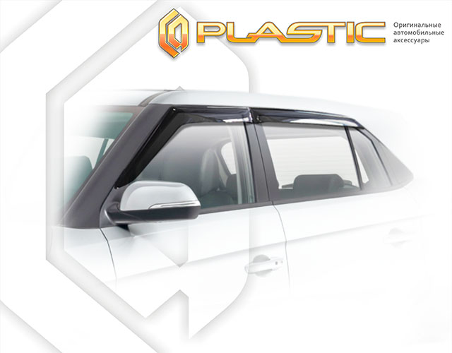 Window visors (Classic translucent) Hyundai Creta 