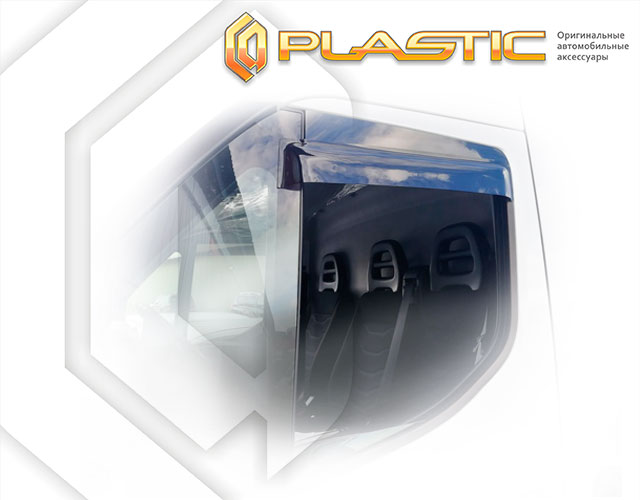 Window visors (Classic translucent) Iveco Daily 