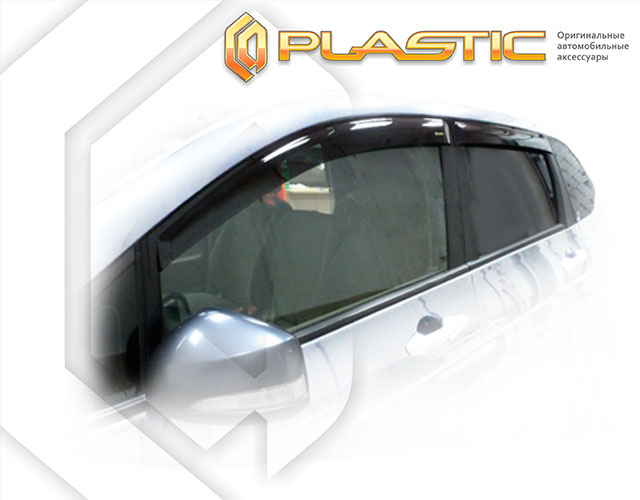 Window visors (Classic translucent) Honda Edix 