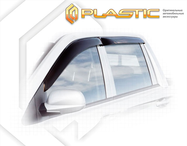 Window visors (Classic translucent) SsangYong Actyon Sport