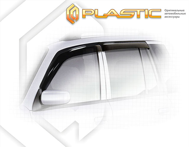 Window visors (Classic translucent) Mazda Demio 