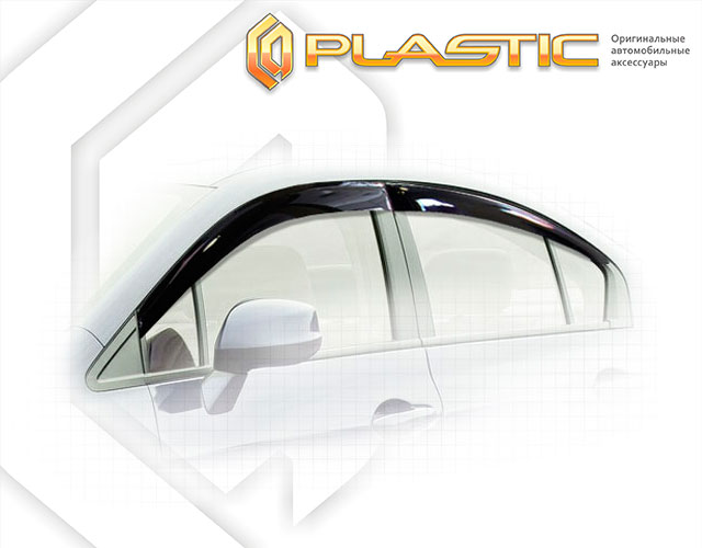 Window visors (Classic translucent) Honda Civic sedan