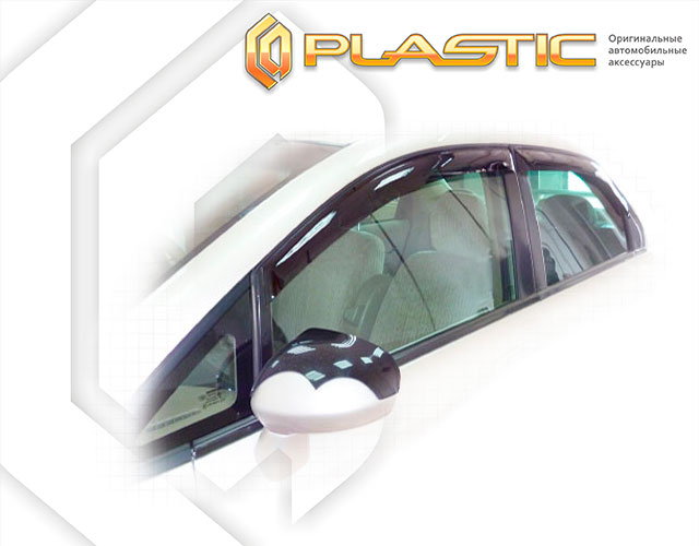 Window visors (Classic translucent) Honda Fit Aria 