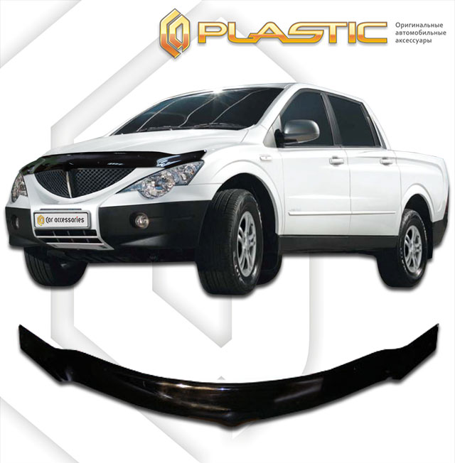 Hood deflector (exclusive) (Chrome series (Gold)) SsangYong Actyon 