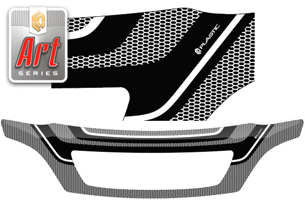 Hood deflector (exclusive) (Art graphite) Lexus RX 