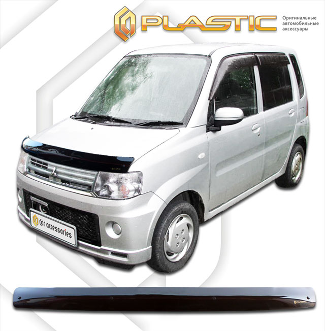 Hood deflector (Chrome series (Silver)) Mitsubishi Toppo 