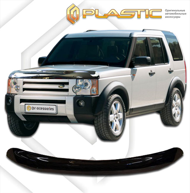 Hood deflector (Classic black) Land Rover Discovery 3