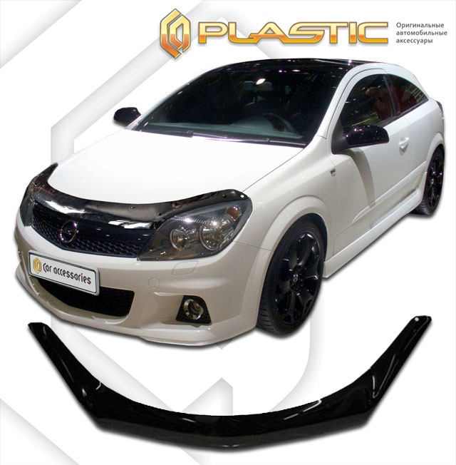 Hood deflector (Chrome series (Silver)) Opel Astra 