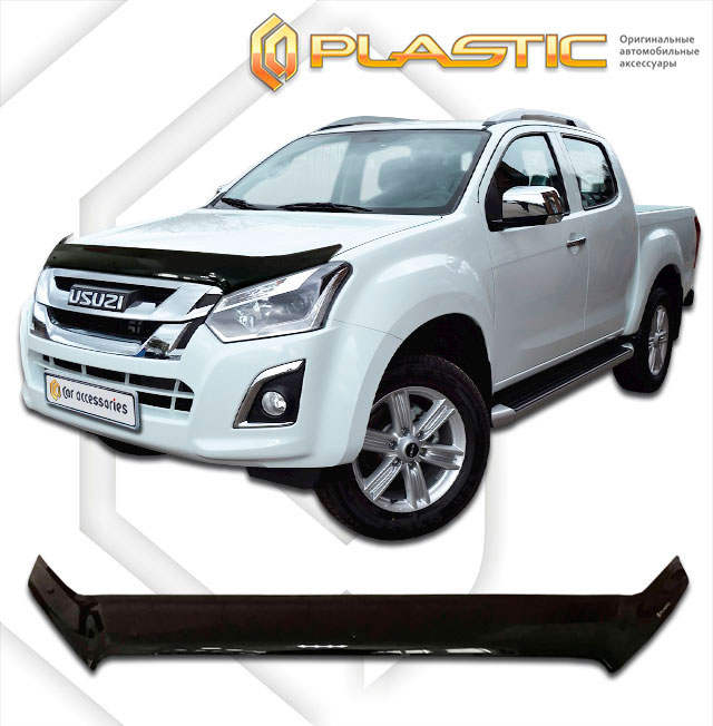 Hood deflector (Full-color series (Collection)) Isuzu D-max  Extended Cab