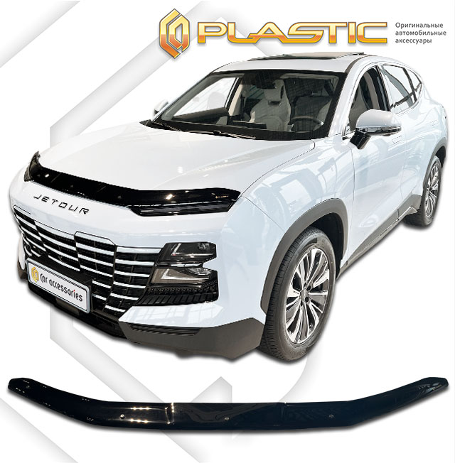 Hood deflector (Classic black) Jetour Dashing I поколение, джип/suv 5 дв., рынок РФ