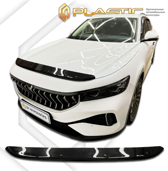 Hood deflector (Classic black) Voyah Free I поколение, I поколение рестайлинг, джип/suv 5 дв. 