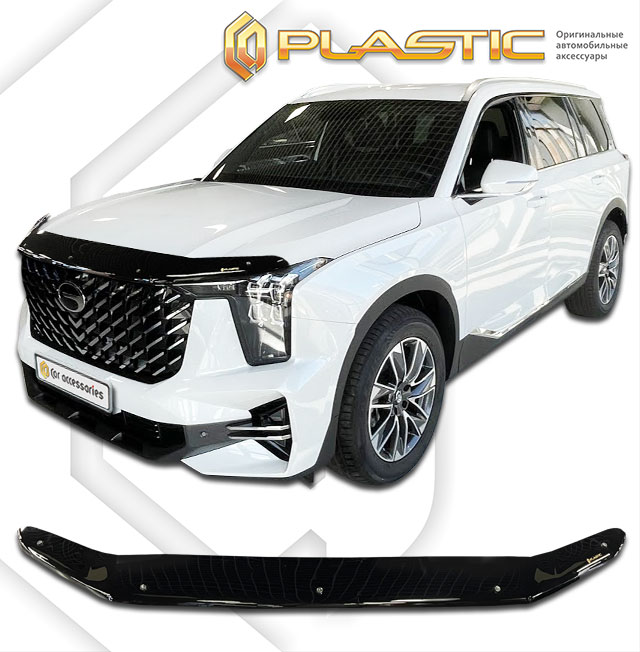 Hood deflector (Classic black) GAC GS8 II поколение, джип/suv 5 дв., рынок России
