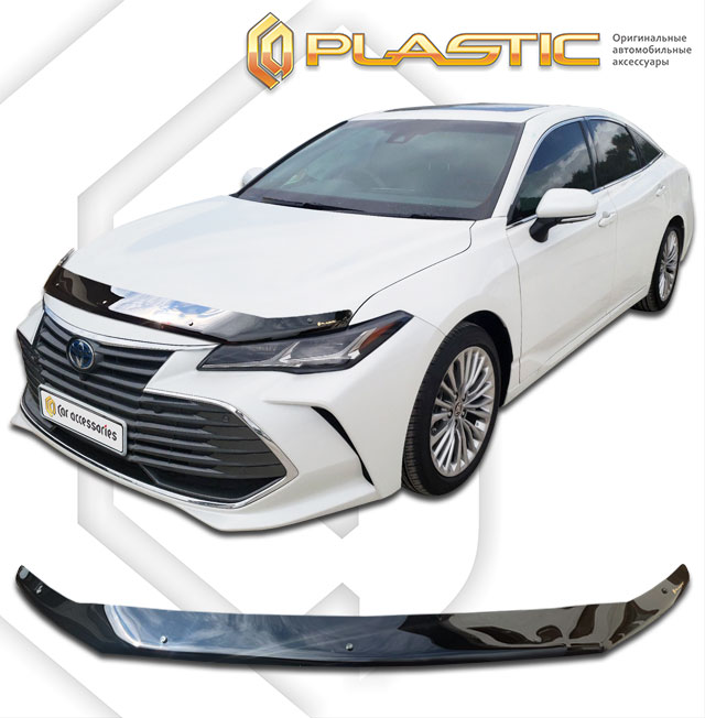 Hood deflector (Classic black) Toyota Avalon V поколение, sedan