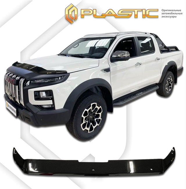 Hood deflector (Classic black) JAC T9 I поколение, пикап