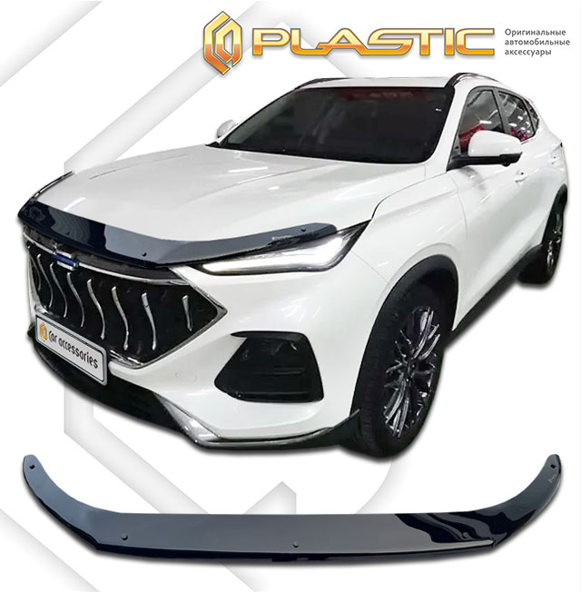 Hood deflector (Classic black) Changan Oshan X5 I поколение, джип/suv 5 дв.