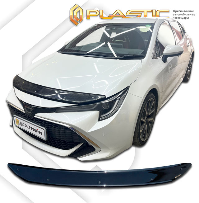 Hood deflector (Classic black) Toyota Corolla Sport XII поколение, хэтчбек 5 дв., рынок Японии