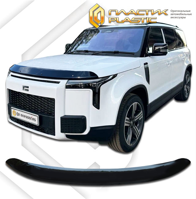 Hood deflector (Classic black) ROX 01 I поколение, джип/suv 5 дв.