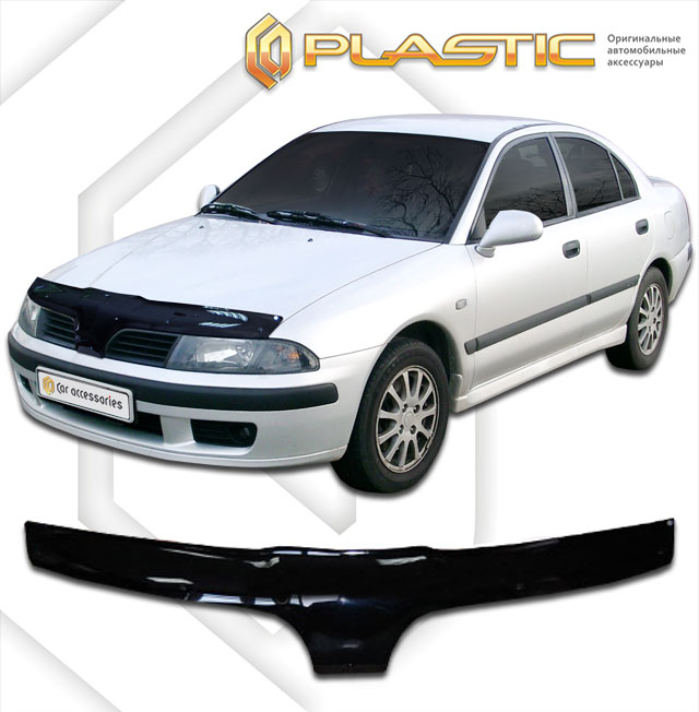 Hood deflector (Chrome series (Silver)) Mitsubishi Carisma 