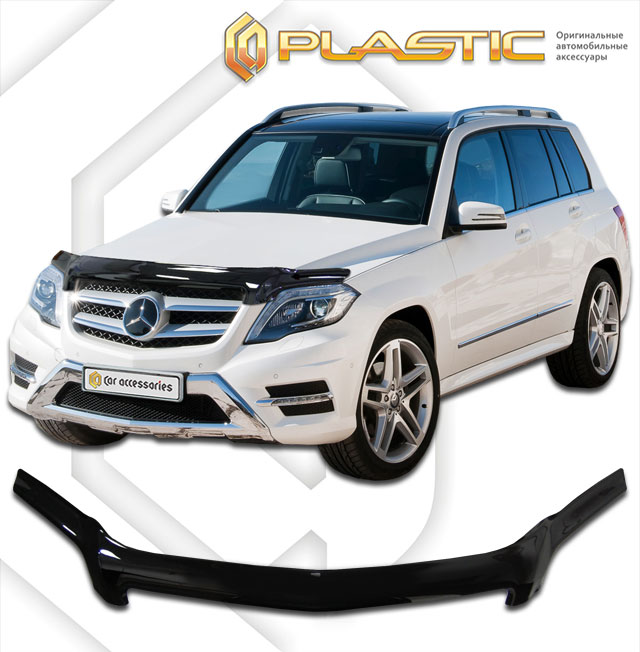 Hood deflector (Chrome series (Silver)) Mercedes-Benz GLK 