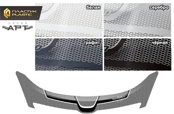 Hood deflector (Art white) Toyota Wish I поколение рестайлинг, минивэн