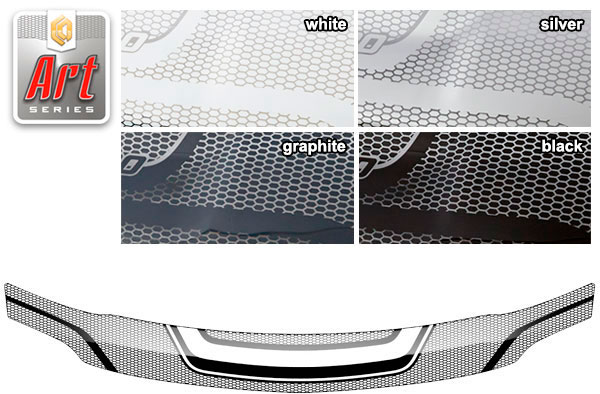 Hood deflector (Art white) ВАЗ Lada Largus Фургон