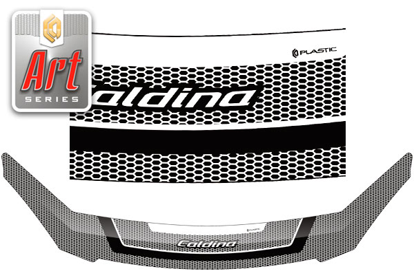 Hood deflector (Art white) Toyota Caldina 
