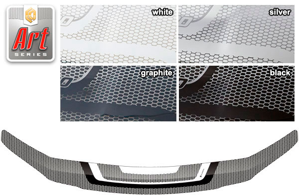 Hood deflector (Art white) Toyota Yaris Cross I поколение, джип/suv 5 дв., 