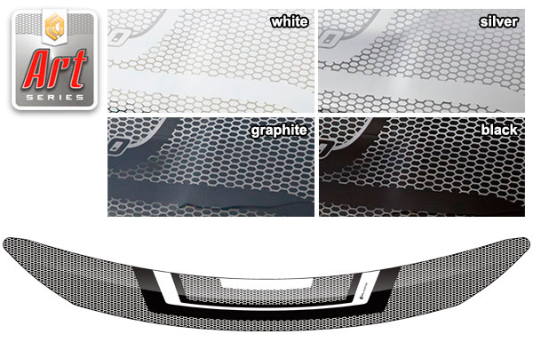 Hood deflector (Art white) Toyota Corolla XII поколение, sedan, рынок Японии