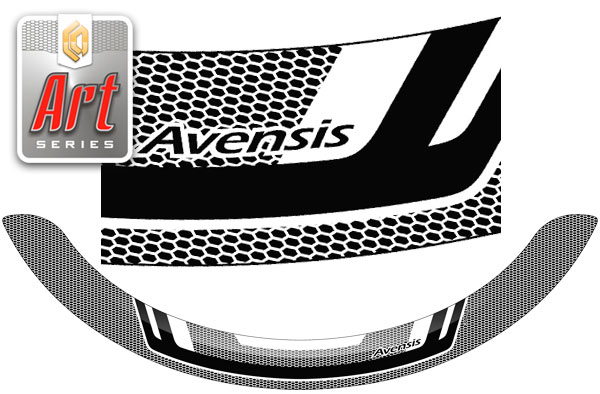 Hood deflector (Art white) Toyota Avensis 