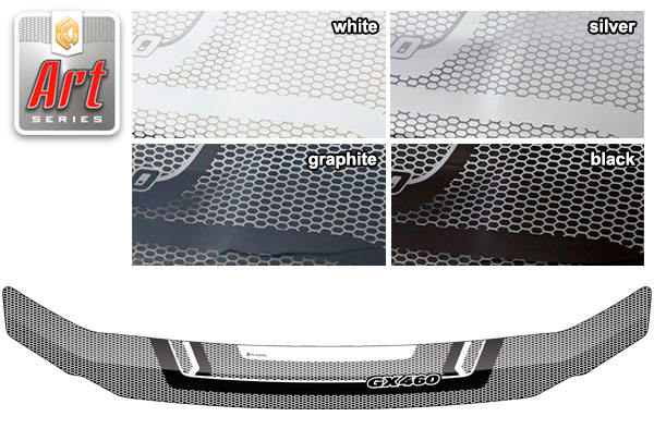 Hood deflector (Art white) Lexus GX 460