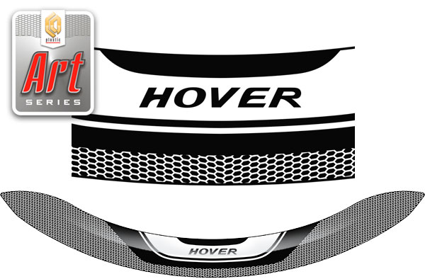 Hood deflector (Art white) Great Wall Hover H5 