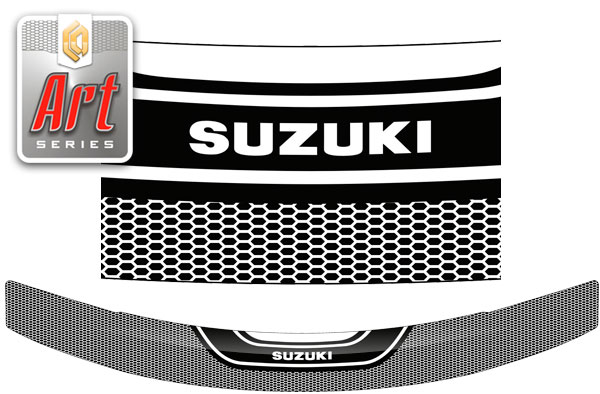 Hood deflector (Art white) Suzuki Grand Vitara 3 Door