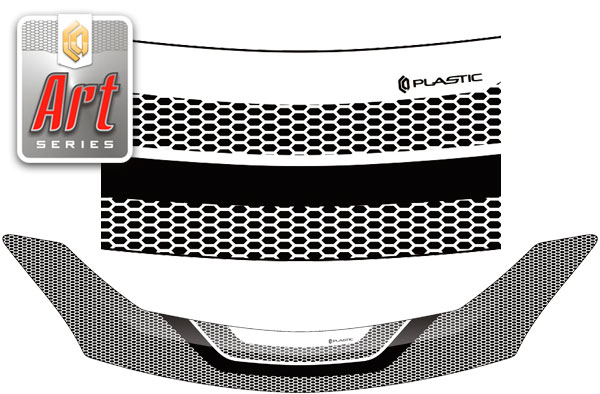 Hood deflector (Art white) Toyota Ractis 