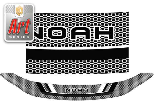 Hood deflector (Art black) Toyota Noah 