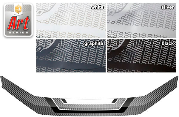 Hood deflector (Art black) Haval F7x 