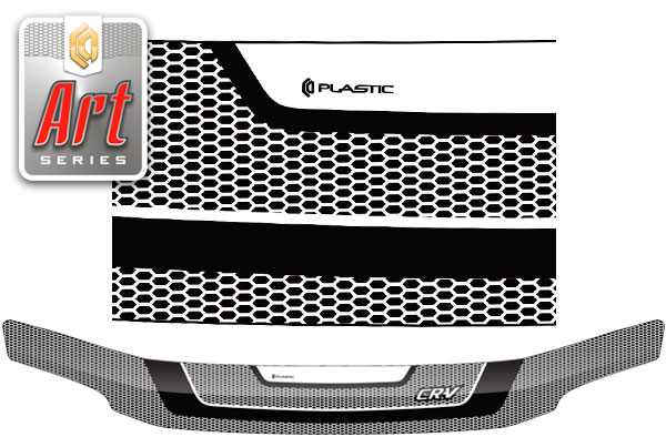 Hood deflector (Art black) Honda CR-V 