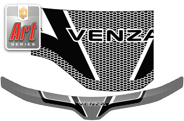 Hood deflector (Art black) Toyota Venza 
