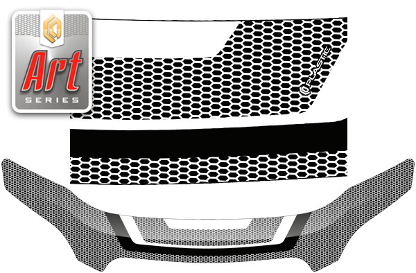 Hood deflector (Art graphite) Subaru Legacy Cедан