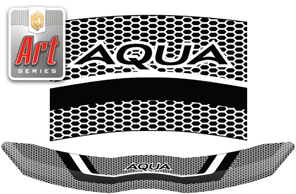 Hood deflector (Art graphite) Toyota Aqua 