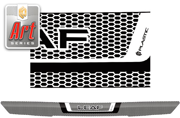 Hood deflector (Art graphite) Nissan Leaf 