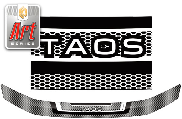 Hood deflector (Art graphite) Volkswagen Taos 