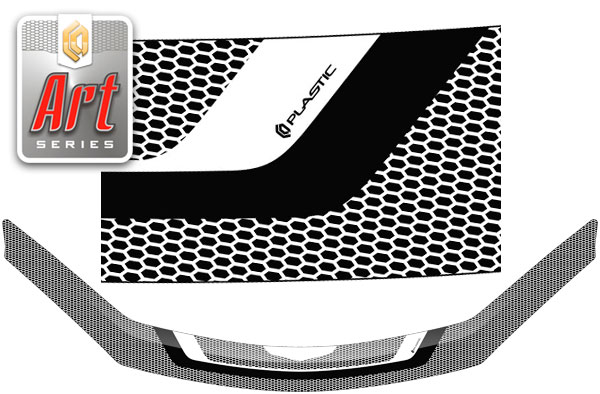 Hood deflector (Art graphite) Toyota Estima 