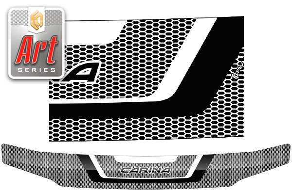 Hood deflector (Art graphite) Toyota Carina 