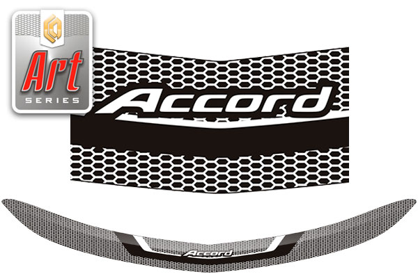 Hood deflector (Art graphite) Honda Accord 