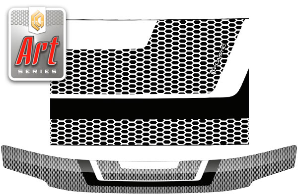 Hood deflector (Art graphite) Toyota Lite ACE 