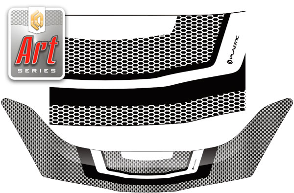 Hood deflector (Art graphite) Honda Fit 
