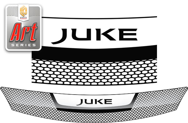 Hood deflector (Art graphite) Nissan Juke 