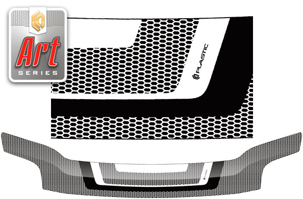 Hood deflector (Art graphite) Toyota Corolla Rumion